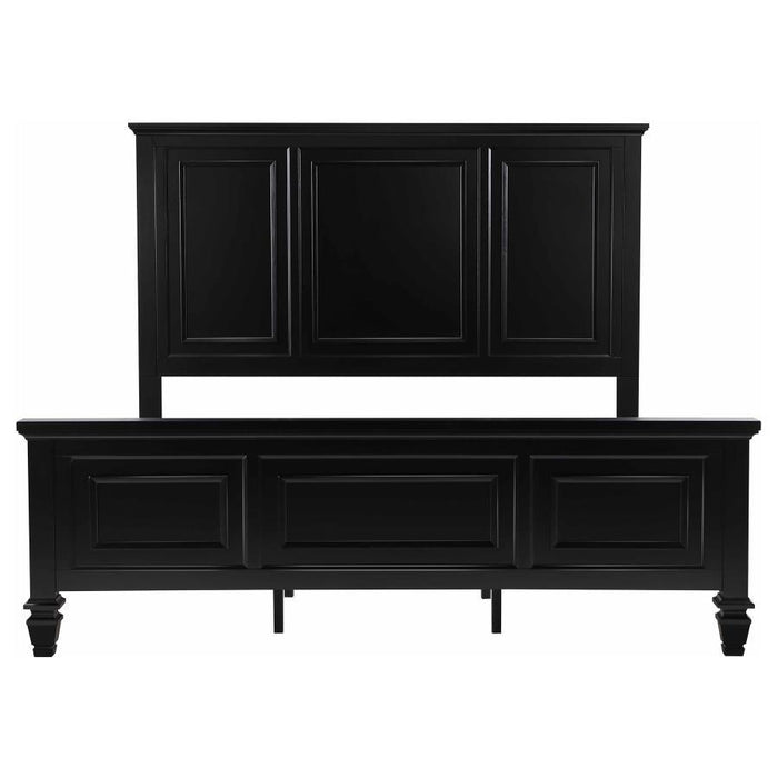 Sandy Beach - 63" Panel Bed with High Headboard