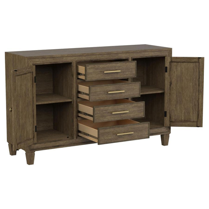 Matisse - 4-Drawer Sideboard Buffet Cabinet - Dark Brown