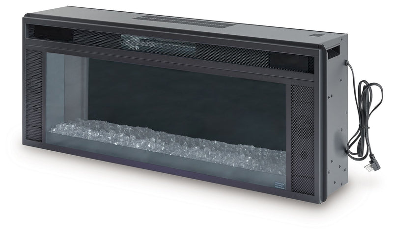 Entertainment Accessories - Fireplace Insert - Black