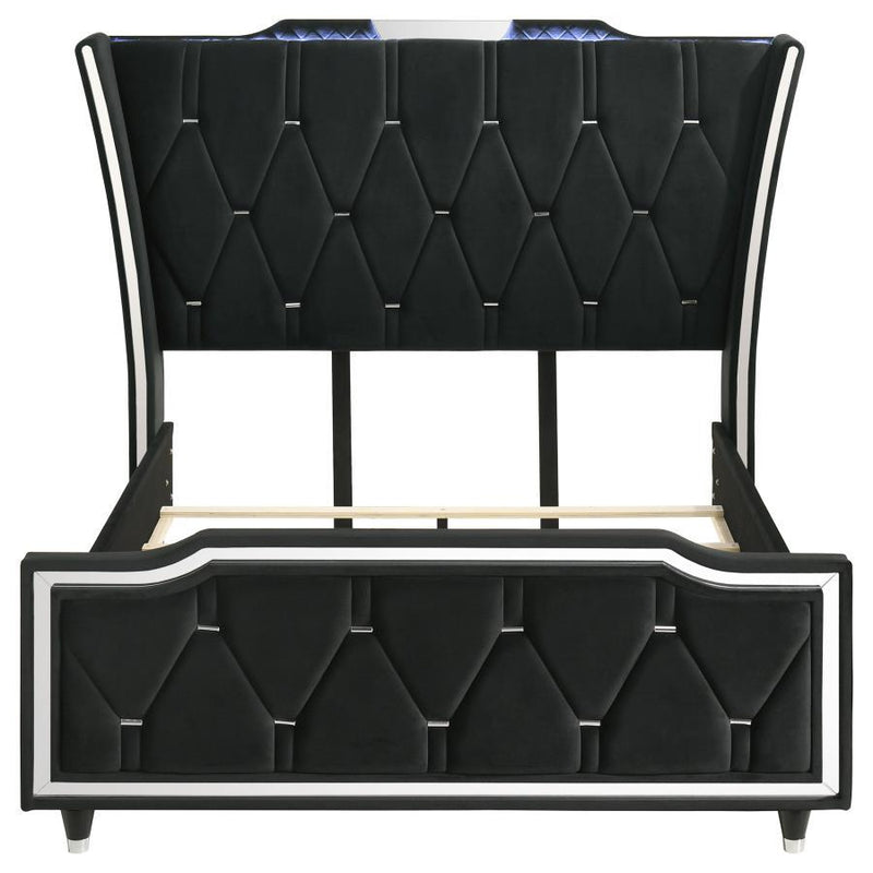 Lorient - LED Upholstered Bed