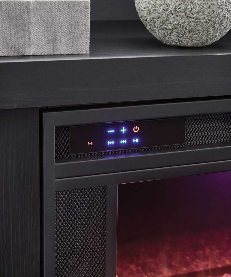 Entertainment Accessories - Fireplace Insert - Black