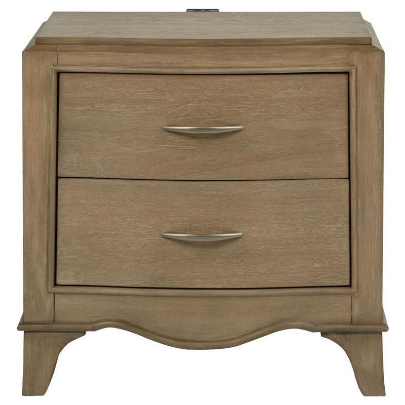 Revello - 2-Drawer Nightstand Bedside Table - Washed Mango