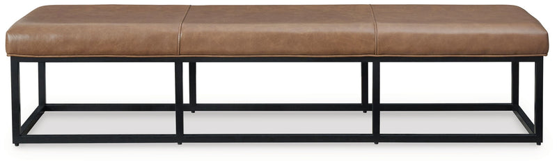 Joston - Accent Bench - Caramel