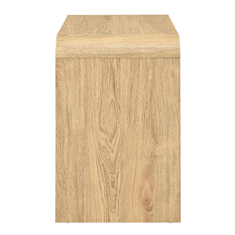 Mara - Two Drawer End Table / Bedside Table - Natural