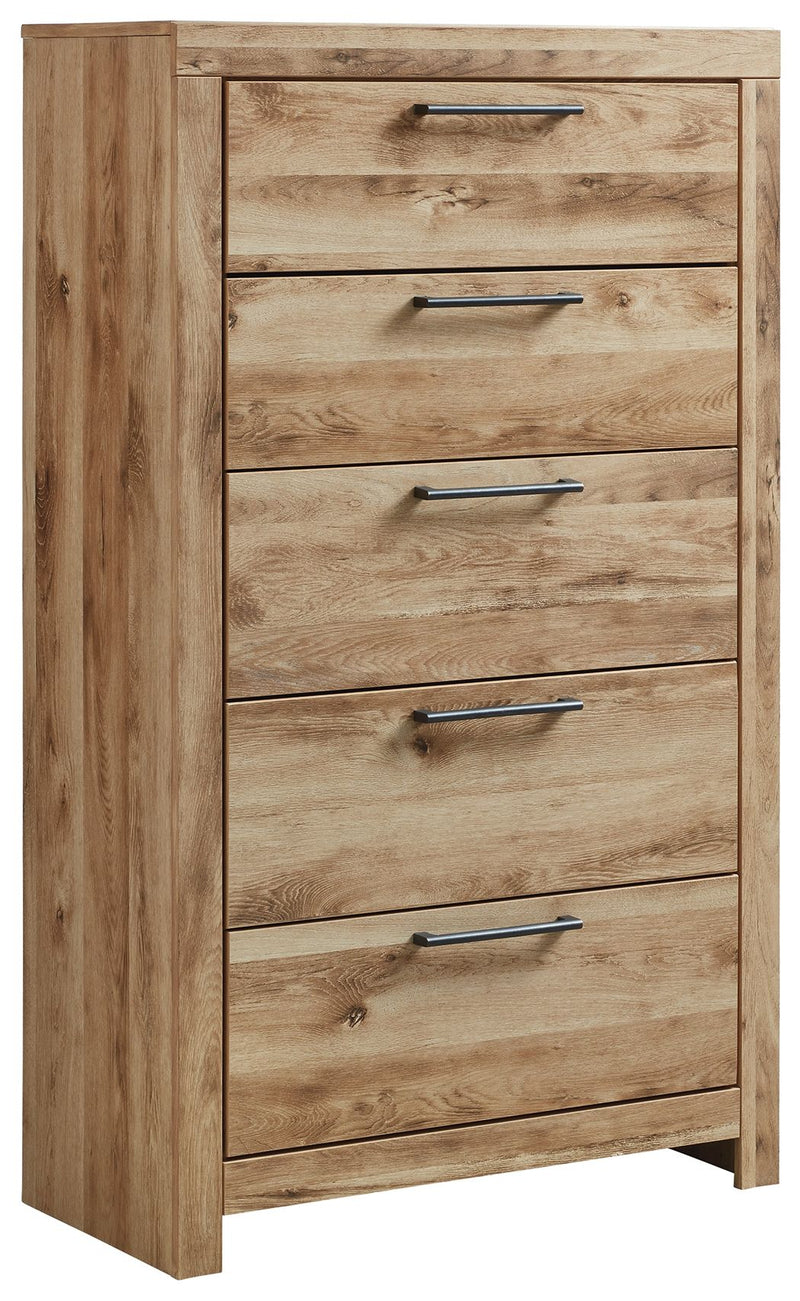 Hyanna - Five Drawer Chest - Tan Brown
