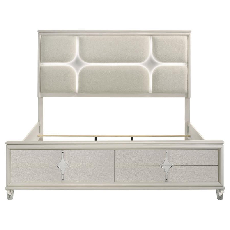 Olivia - Panel Bed LED Headboard