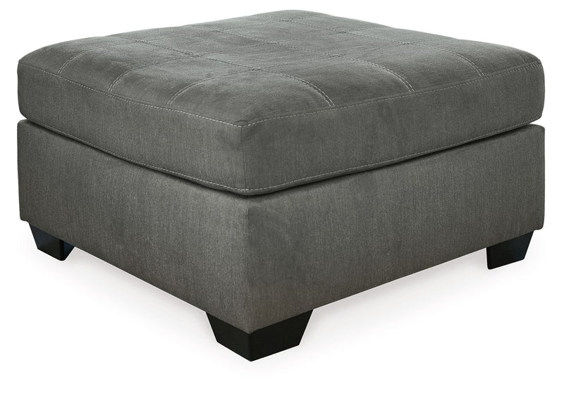 Pitkin - Oversized Accent Ottoman - Slate