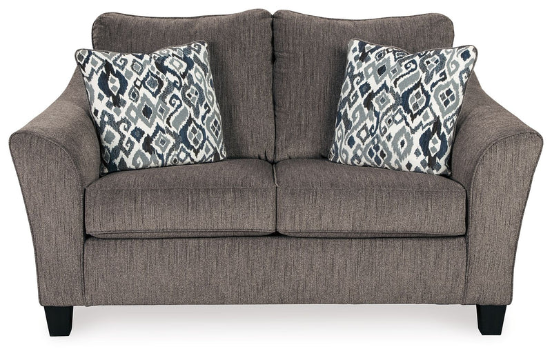 Nemoli - Loveseat - Slate