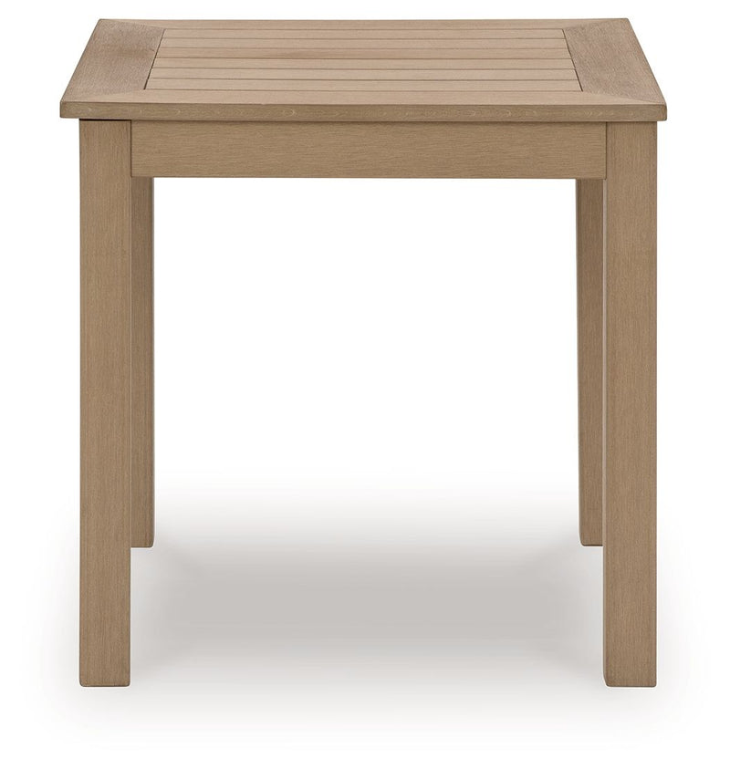 Hallow Creek - Square End Table - Driftwood