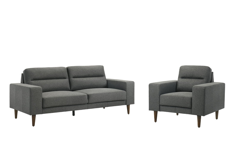 Vale - 2 Piece Sofa & Chair - Gray