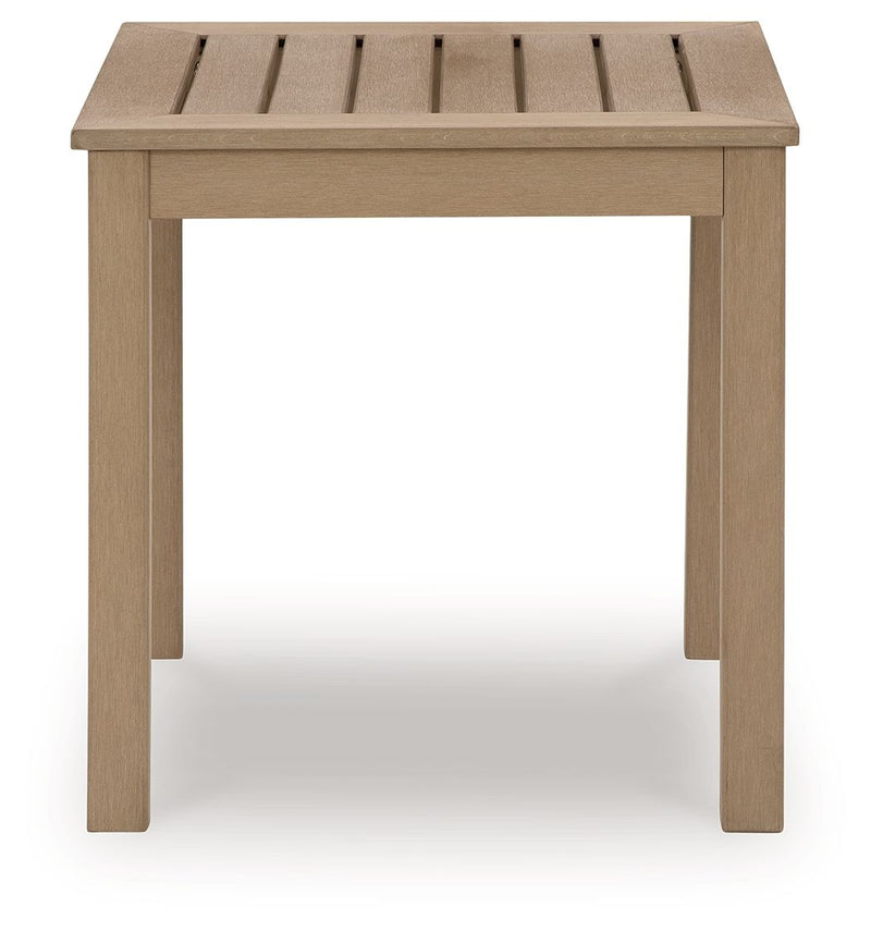 Hallow Creek - Square End Table - Driftwood