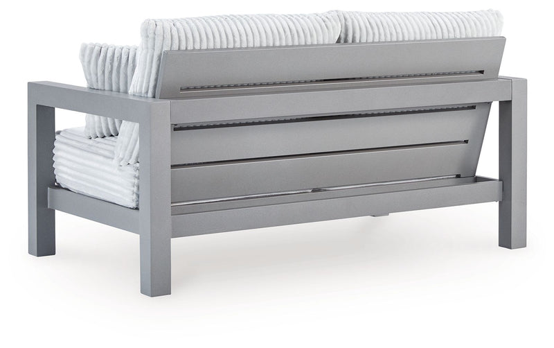 Hurley Park - Loveseat With Cushion - Gray