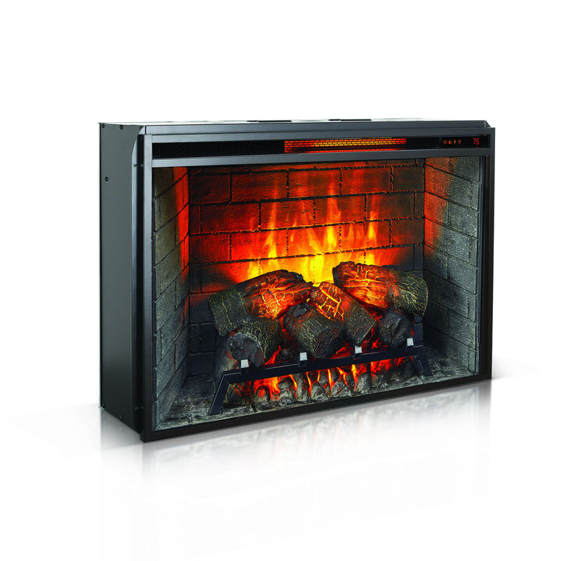33" Fireplace Insert - Black