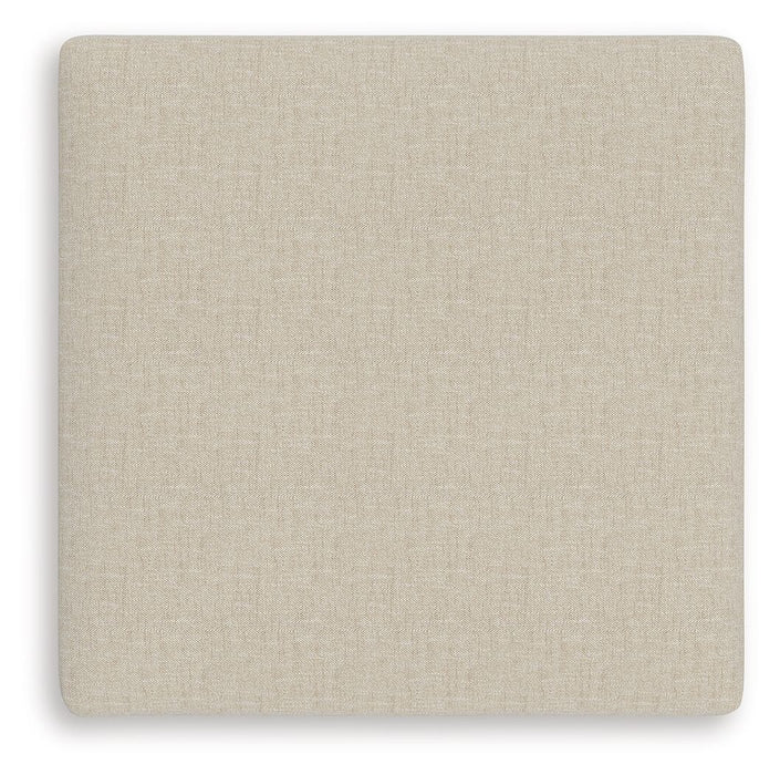 LadyMae - Twill - Oversized Accent Ottoman