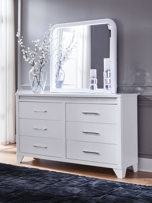 Jarlee - White - Dresser And Mirror
