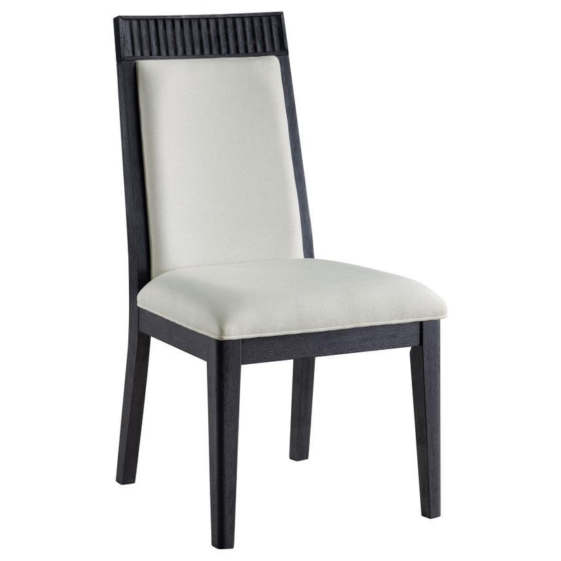 Brookmead - Dining Side Chair (Set of 2) - Ivory / Black