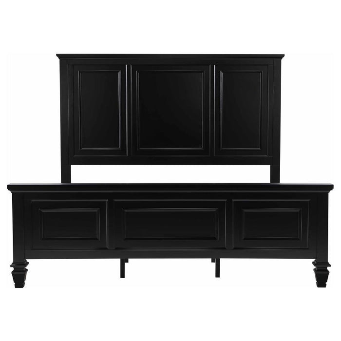 Sandy Beach - 63" Panel Bed with High Headboard