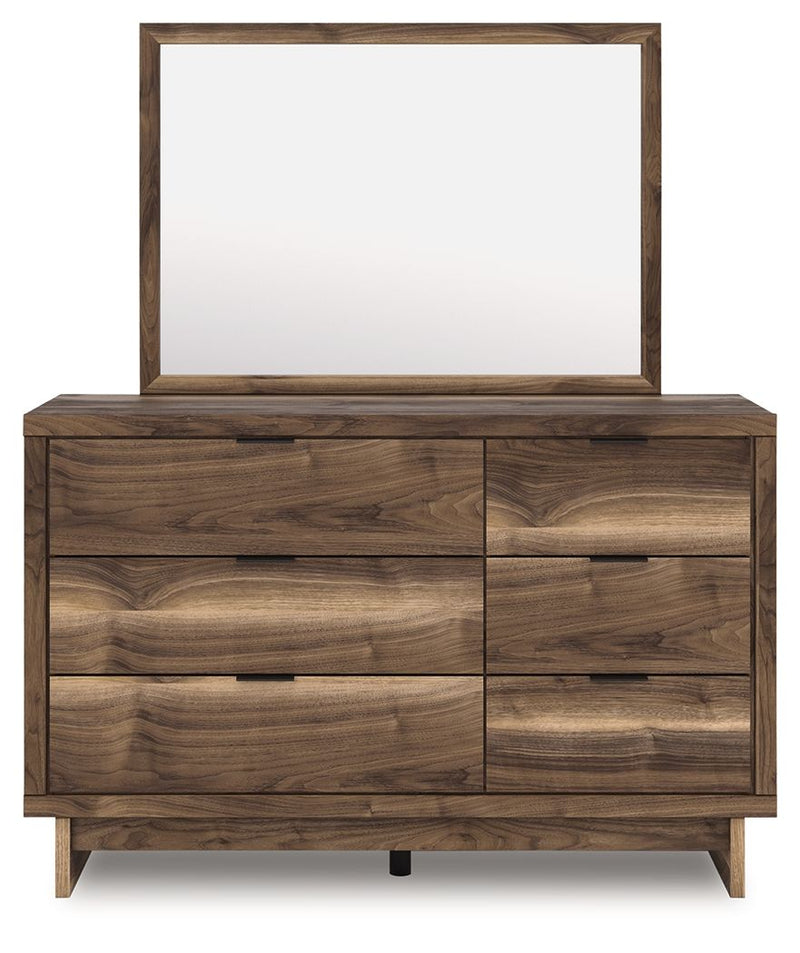 Chirason - Dresser And Mirror - Brown