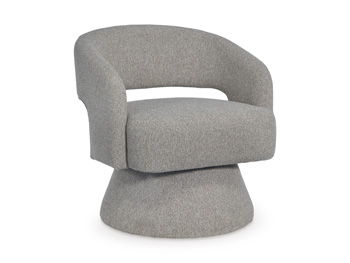 Nashkins - Swivel Accent Chair - Pebble