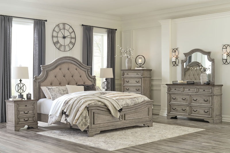 Lodenbay - Dresser, Mirror - Antique Gray