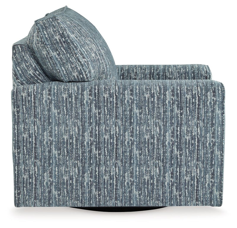 Aterburm - Swivel Accent Chair - Twilight