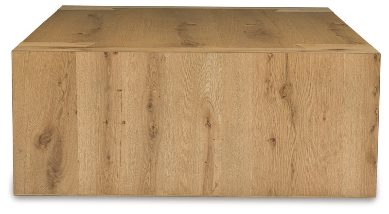Bracken - Rectangular Cocktail Table - Light Brown