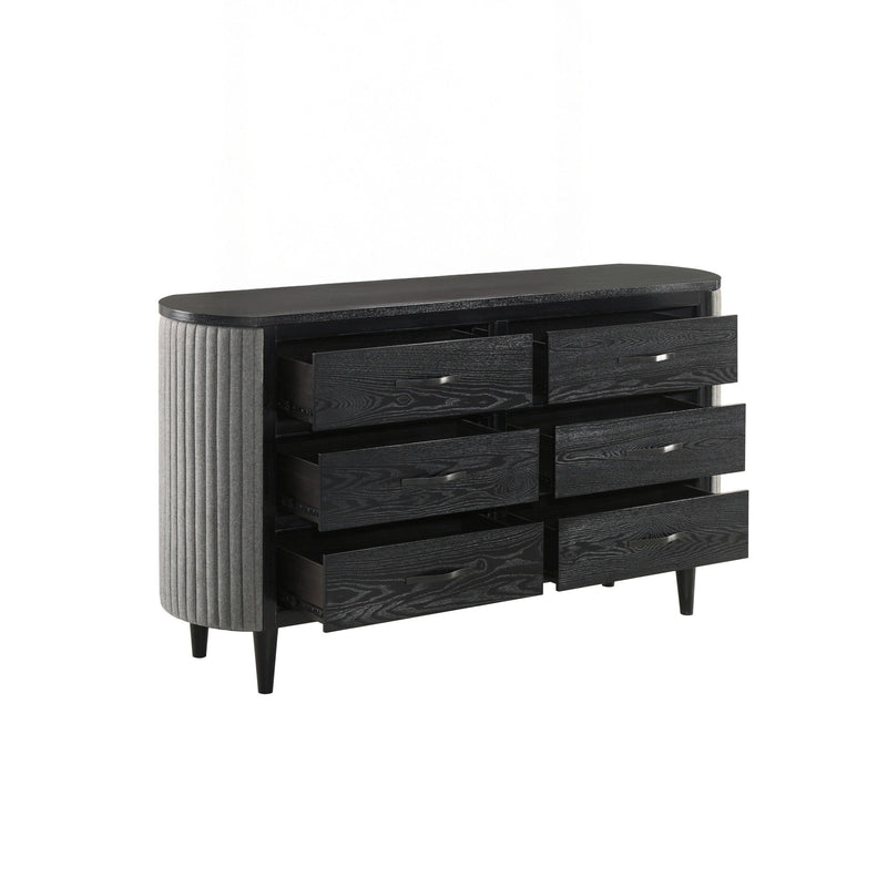Skyline - 6 Drawer Dresser - Onyx