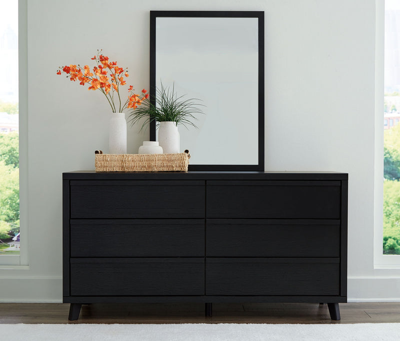 Danziar - Dresser And Mirror - Black