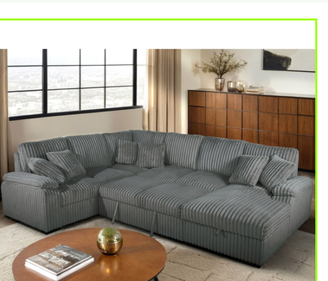 Corduroy Sectional