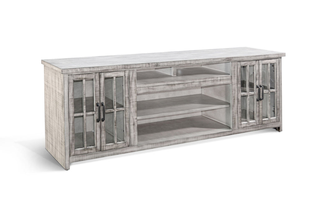 Media - Console With Fireplace Option - Dark Gray