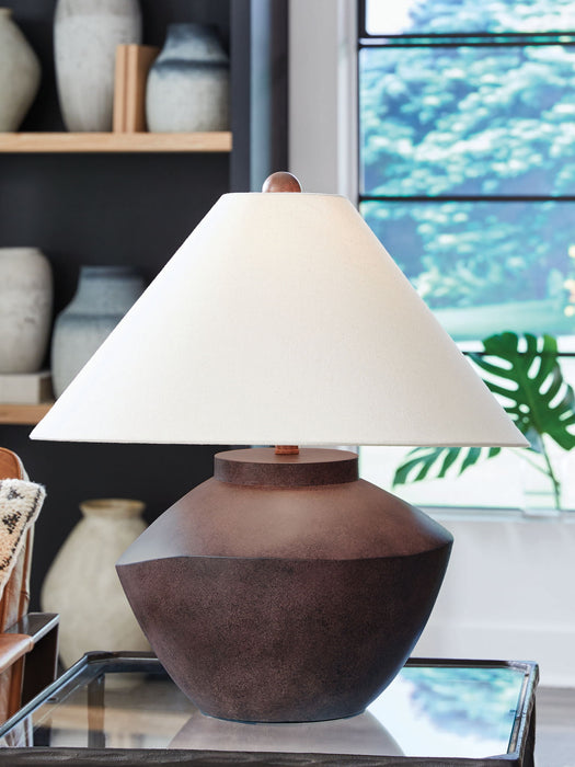 Honsworth - Antique Brown - Poly Table Lamp
