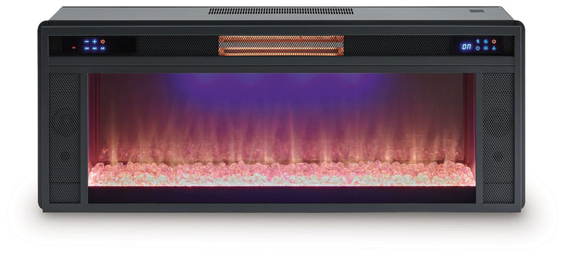 Entertainment Accessories - Fireplace Insert - Black