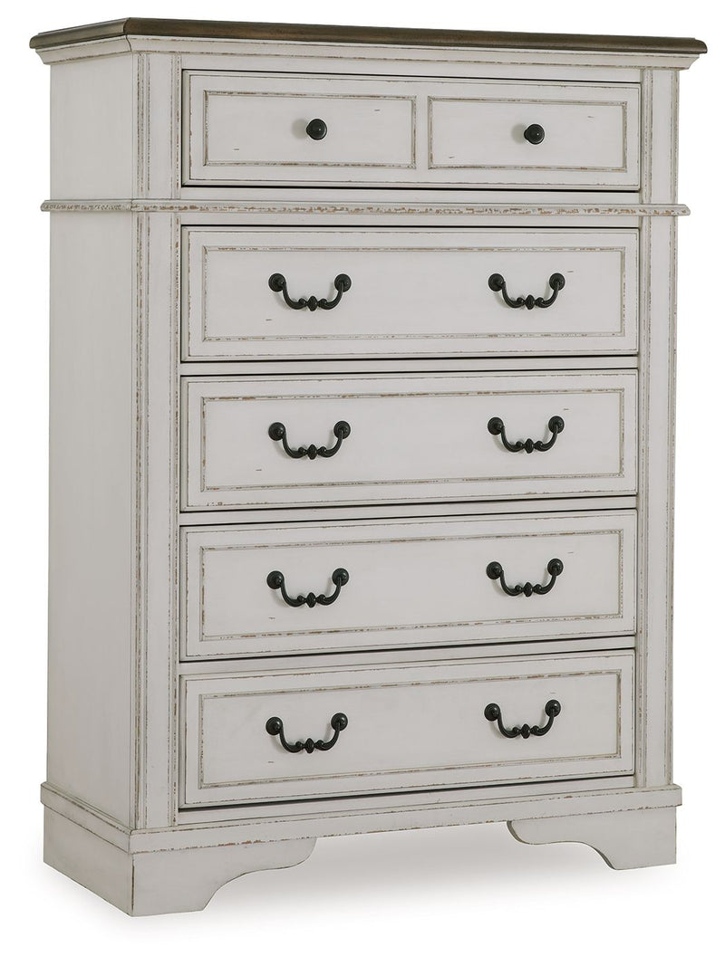 Blendon - Five Drawer Chest - Two-tone