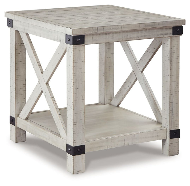 Carynhurst - Rectangular End Table - Whitewash