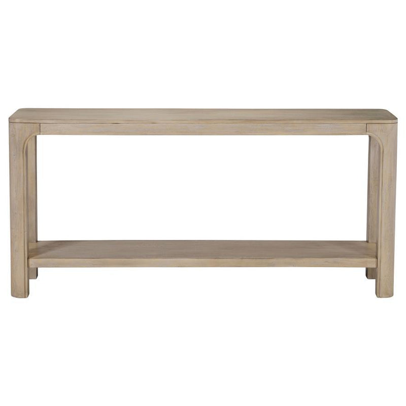 Solano - 64" Entryway Console Sofa Table - Weathered Mango
