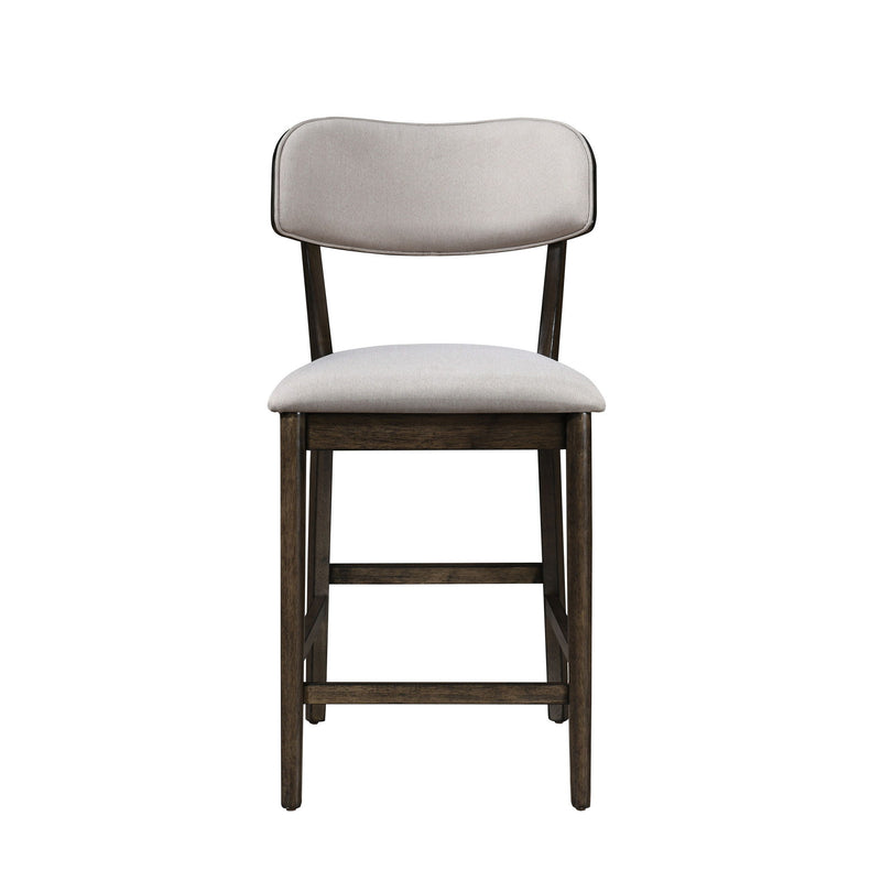 Rex - Open Back Counter Chair (Set of 2) - Brown