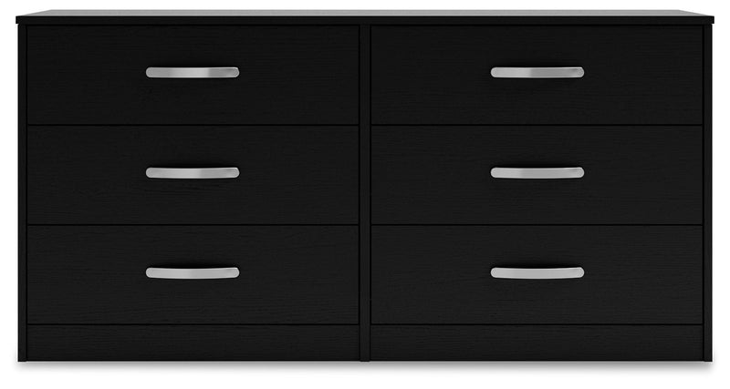 Finch - Six Drawer Dresser - 29'' Height - Black