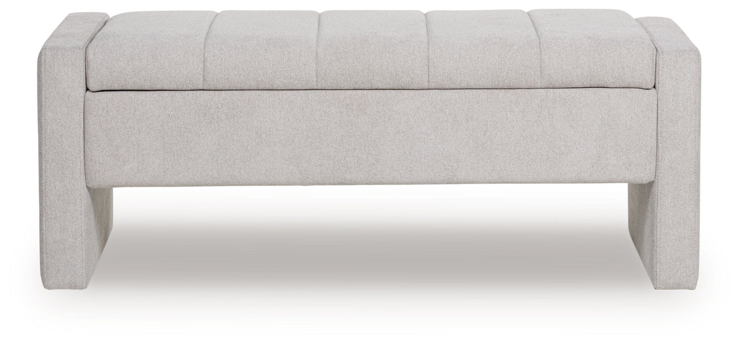 Akselman - Gray - Storage Bench