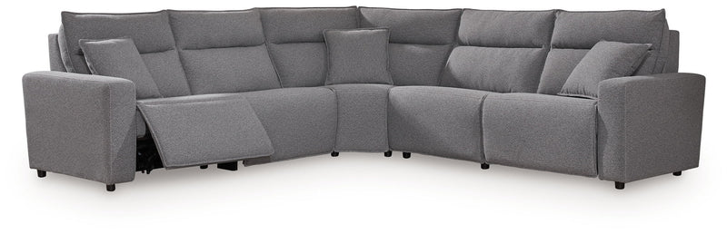 ModMax II - Salt And Pepper - Reclining Sectional
