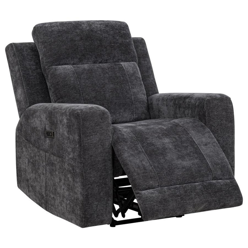 Kennett - Chenille Upholstered Power Recliner Chair