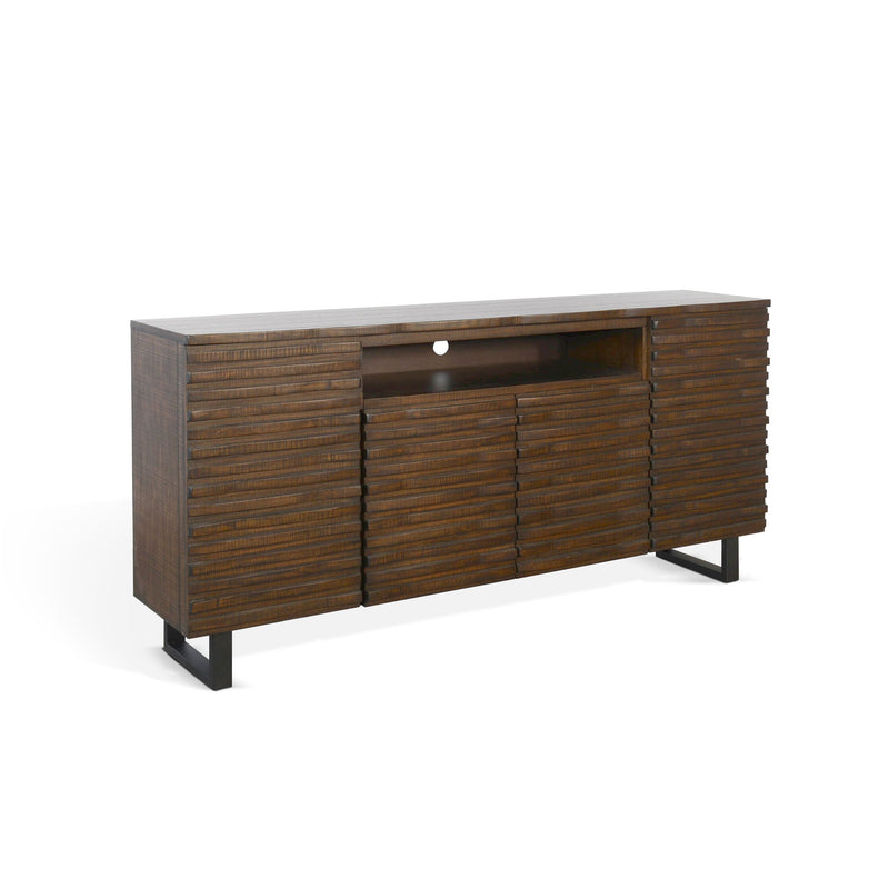 Homestead - 72" Media Console Server - Tobacco Leaf