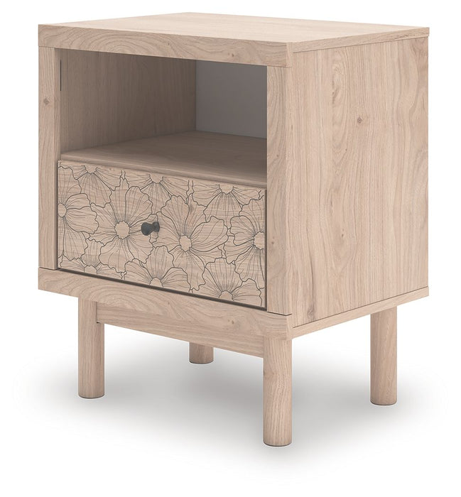 Arloster - Tan - One Drawer Night Stand