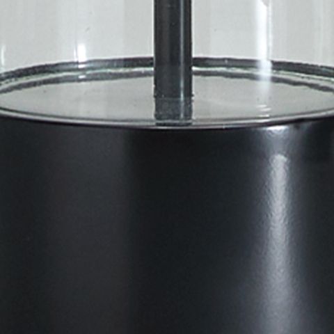 Kerrbrook - Clear / Black - Glass Table Lamp