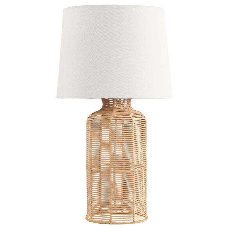 Nairobi - Empire Shade Handwoven Rattan Table Lamp - Natural