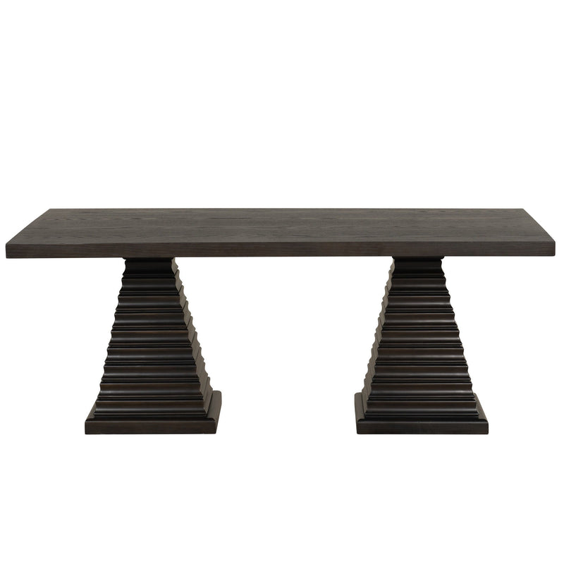 Plateau - Rectangle Dining Top - Rustic Espresso